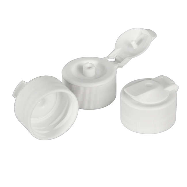 Screw-Cap with hinged lid PP, 28/410